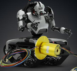 大能机电滑环在机器人上的应用